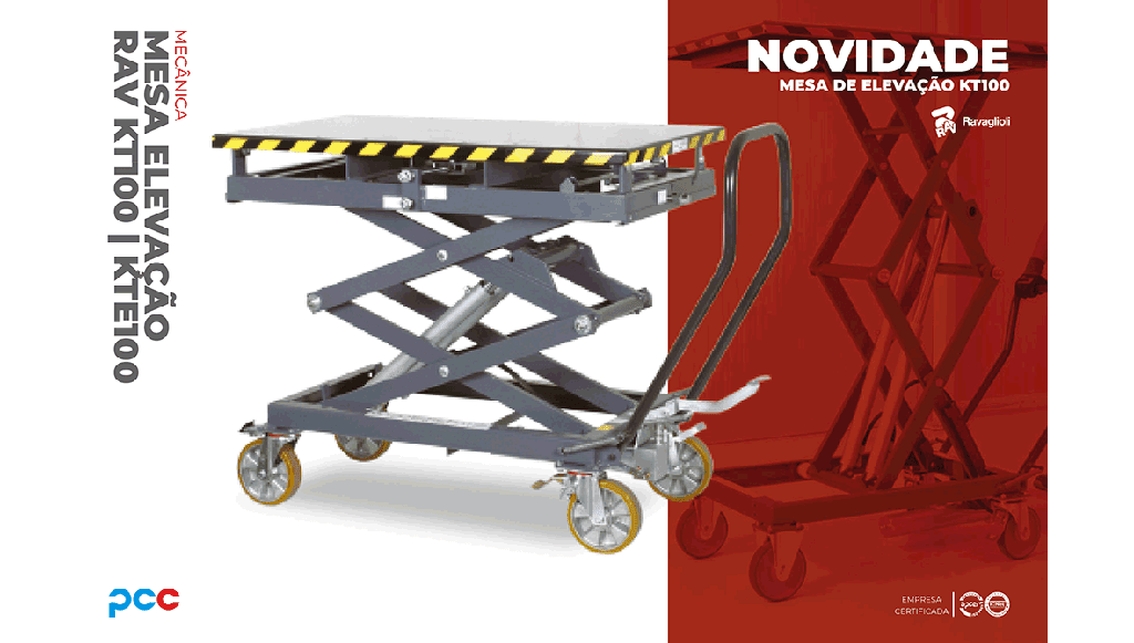 05 - PCC comercializa novas mesas de elevação RAVAGLIOLI