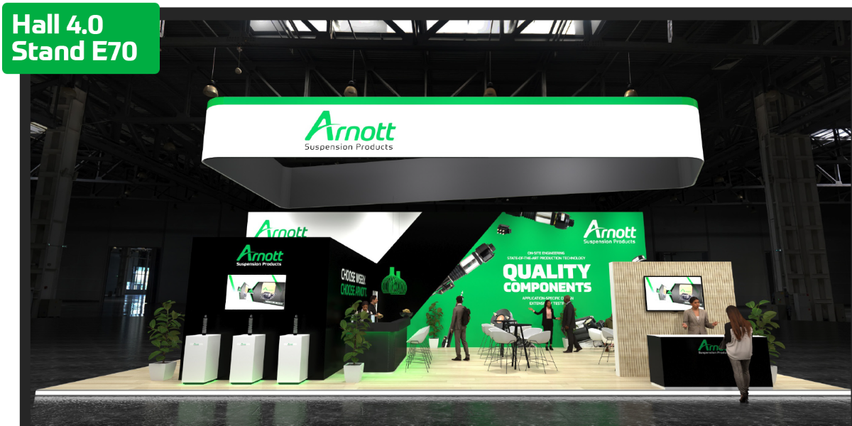 08 - Arnott Suspension vai estar presente na Automechanika