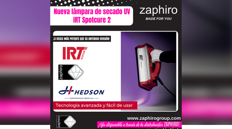 12 - ZAPHIRO aposta em lampada Spotcure 2 por IRT