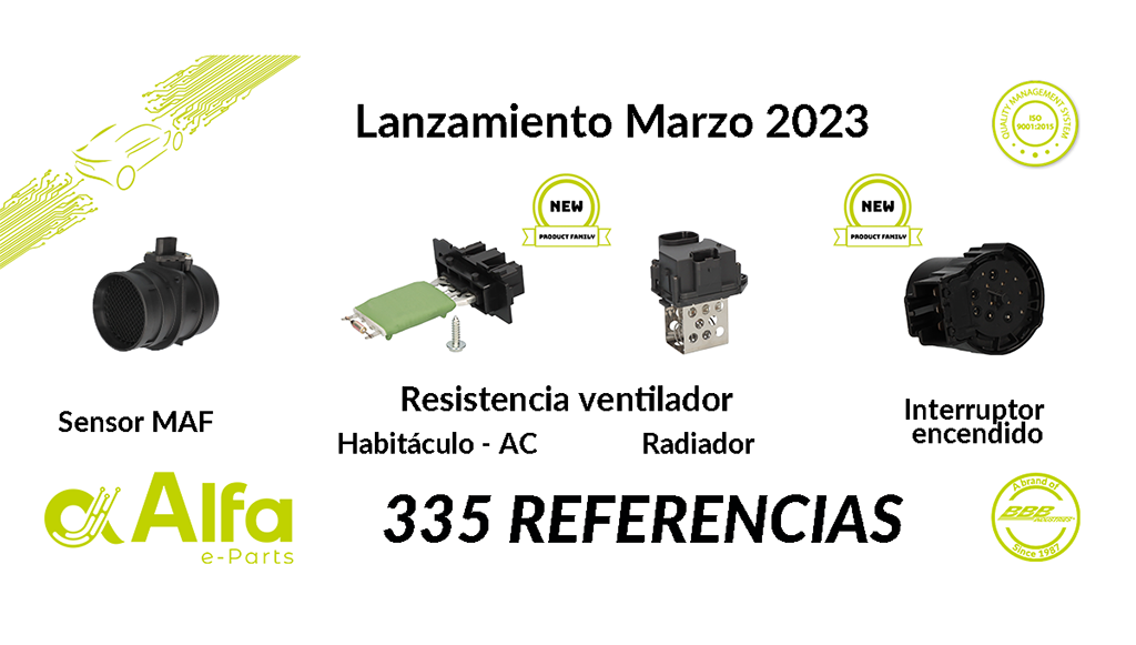 03 - Alfa e Parts acrescenta 335 novas referencias ao catalogo
